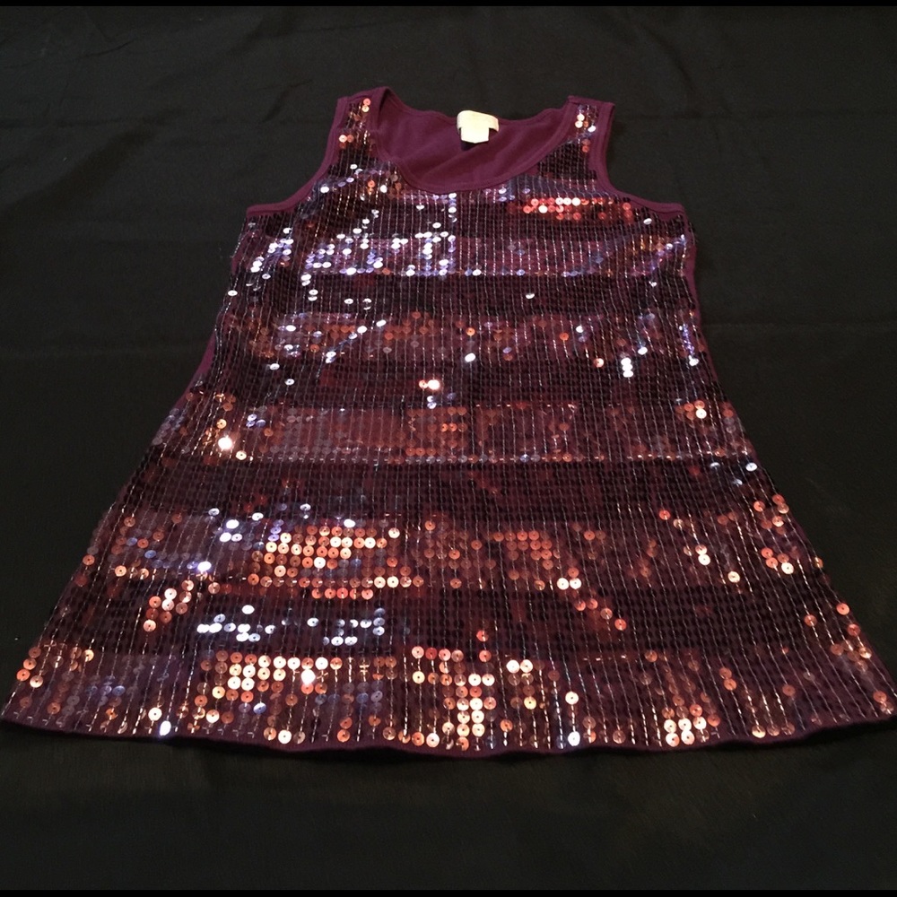 Sequin purple tank top lg